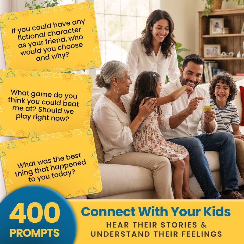 400 Conversation Starter Cards for Kids