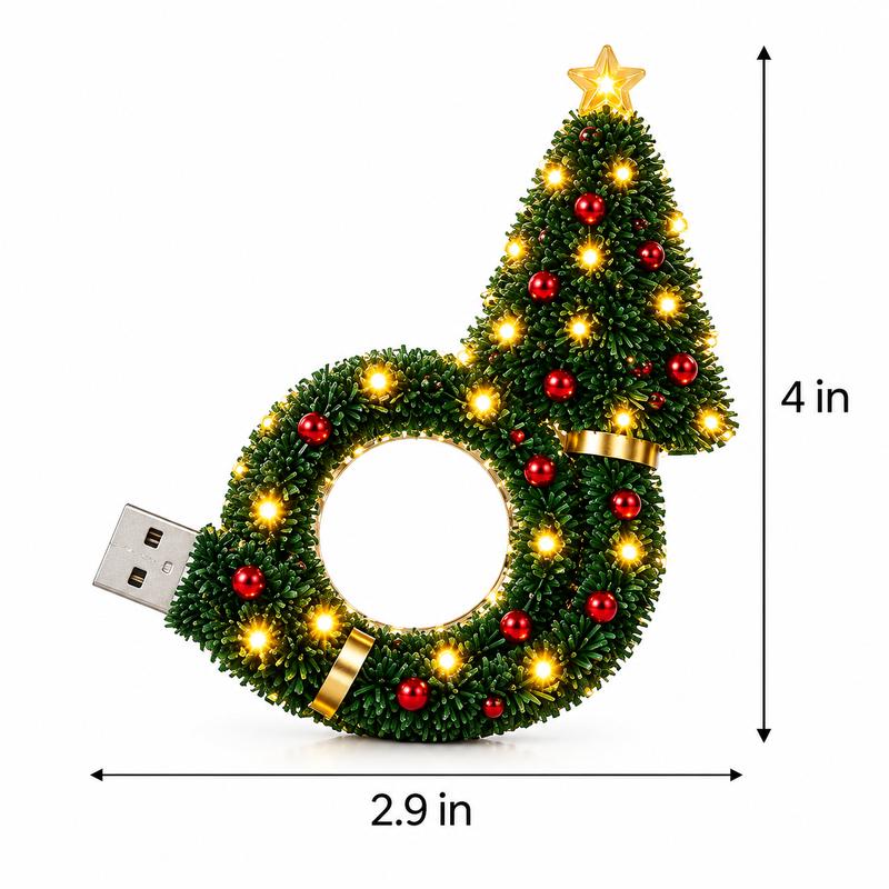 Christmas Scene Wall/Ceiling USB Light