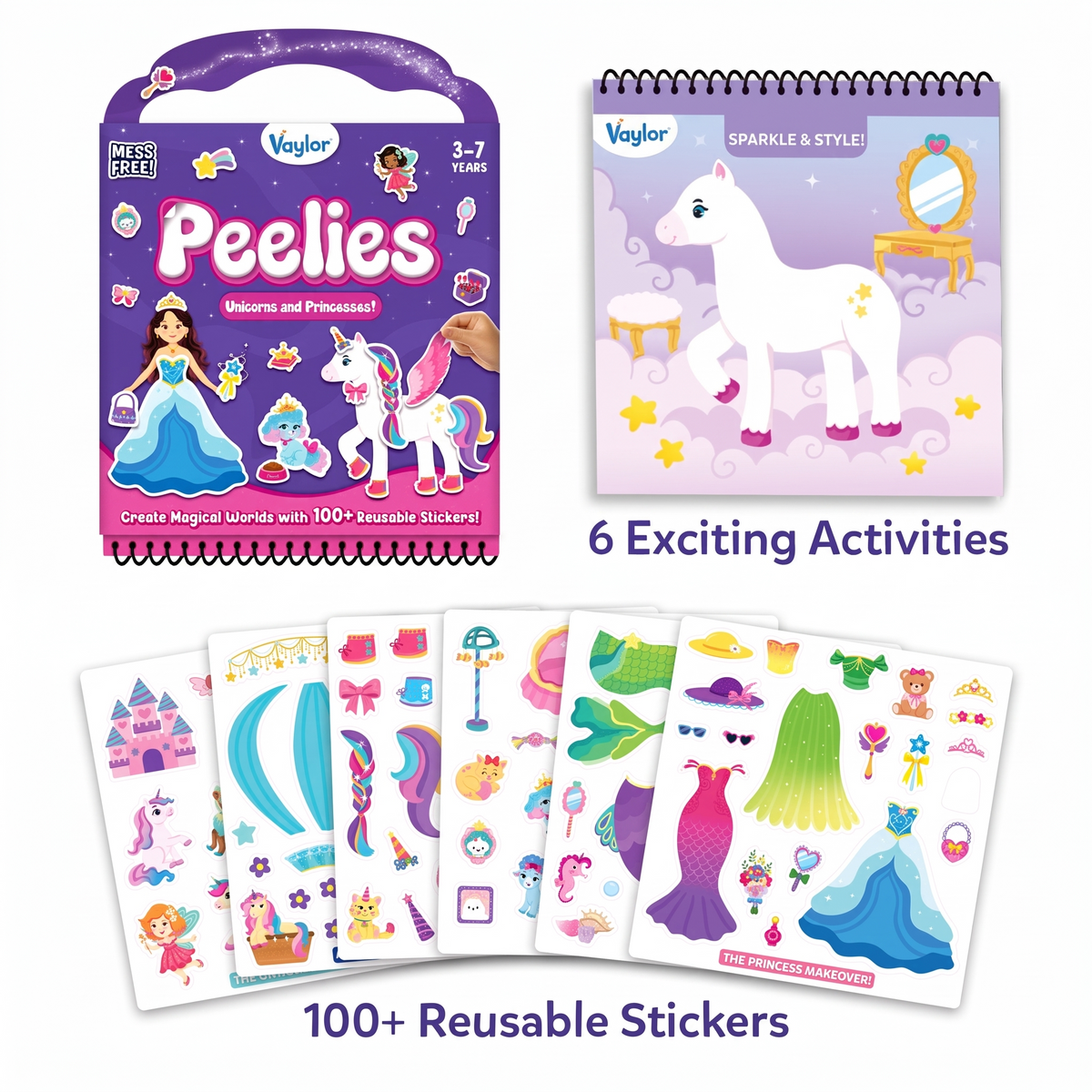 Peelies Reusable Sticker Activity Book