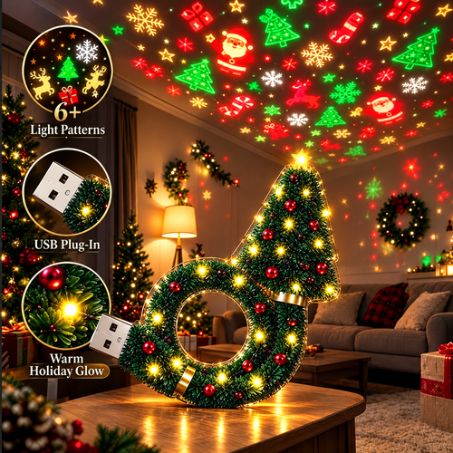 Christmas Scene Wall/Ceiling USB Light